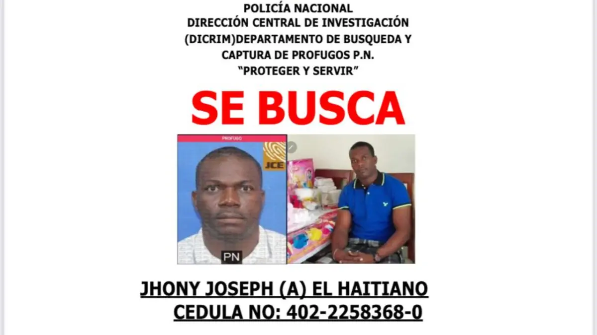 Policía Nacional busca a “Jhony Joseph (a) El Haitiano” por homicidio de un ciudadano en SDE