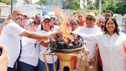 Neyba recibe la antorcha de los Juegos Deportivos Fronterizos 2025