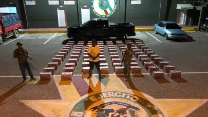 Ocupan contrabando de 420 mil cigarrillos en una camioneta en San Juan de la Maguana