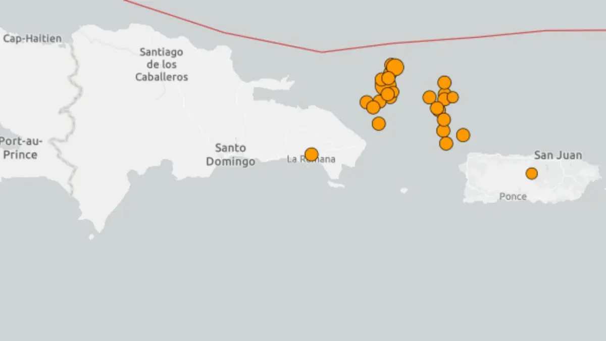 Al menos 24 réplicas y un temblor de 4.2 se han registrado en RD y PR tras sismo de 5.7