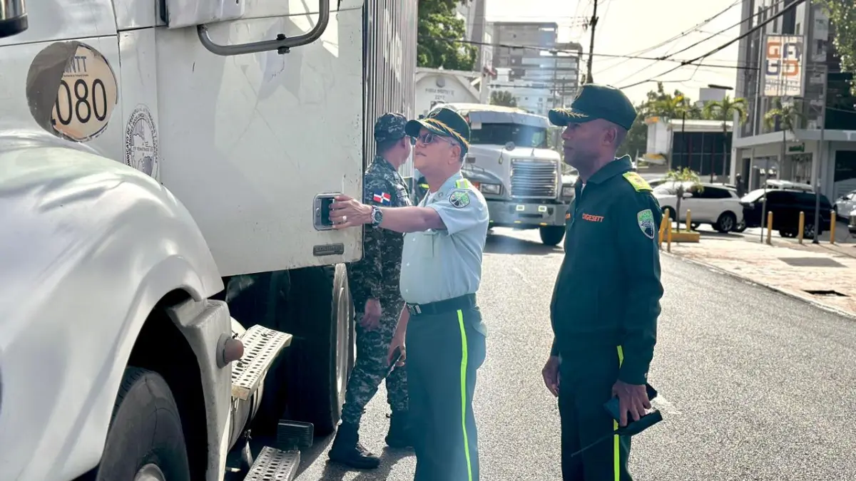 DIGESETT e INTRANT intensifican operativos en zonas de acceso restringido para vehículos pesados