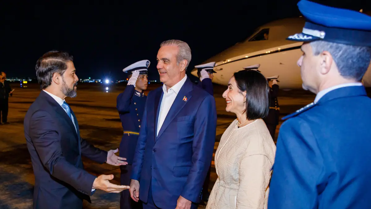 Presidente Abinader llegó a Brasil en la última parte de su viaje que inició en Europa