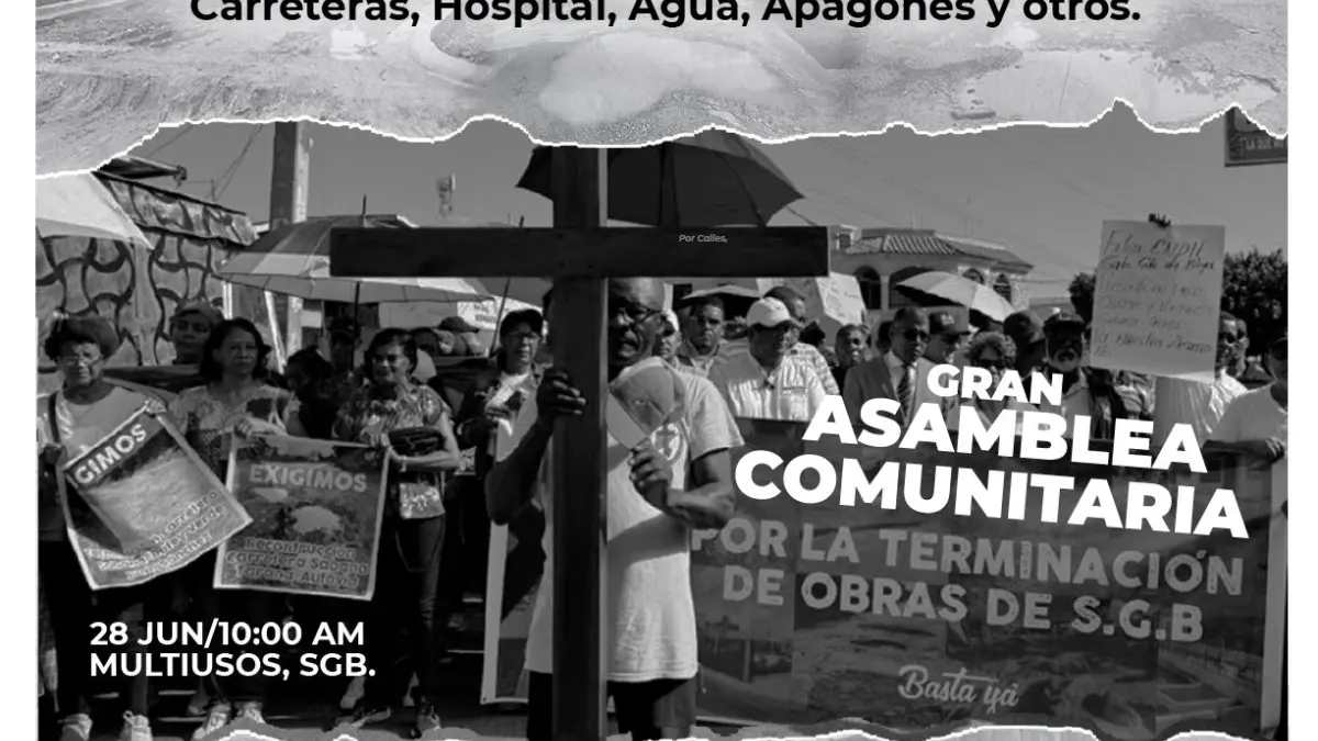Convocan asamblea comunitaria ante indiferencia de obras en Sabana Grande de Boyá