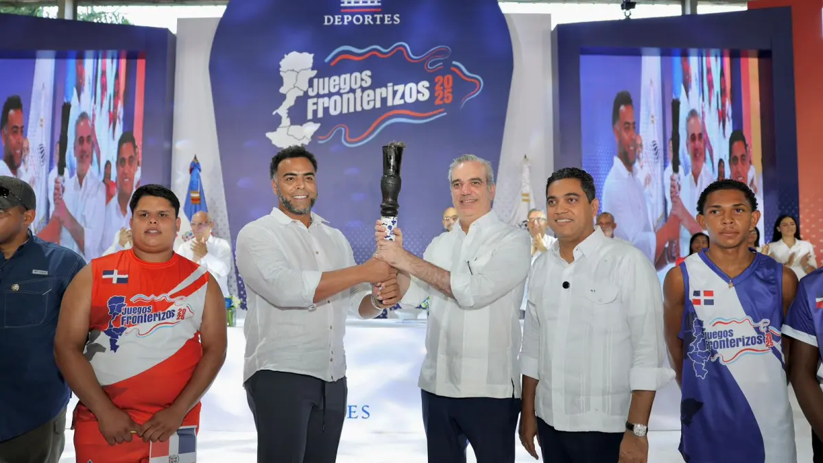 El presidente Abinader inaugura en Montecristi los Juegos Fronterizos 2025