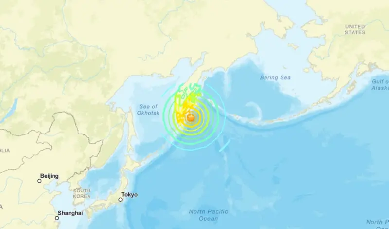 Emitidas alertas de tsunami en Japón, Rusia y EE.UU. tras un fuerte terremoto en el Pacífico