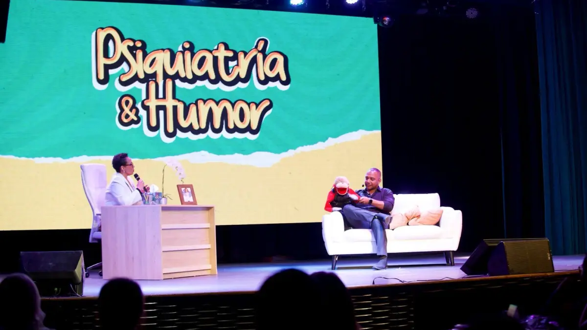 Dra. Hichez y Liondy Ozoria su show “Salud Mental con Humor”