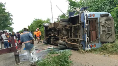 Niña muere y siete adultos resultan heridos en accidente en San Pedro de Macorís