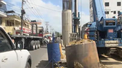 Residentes exigen mejora de calles en espera de la ampliación del Metro en SDN