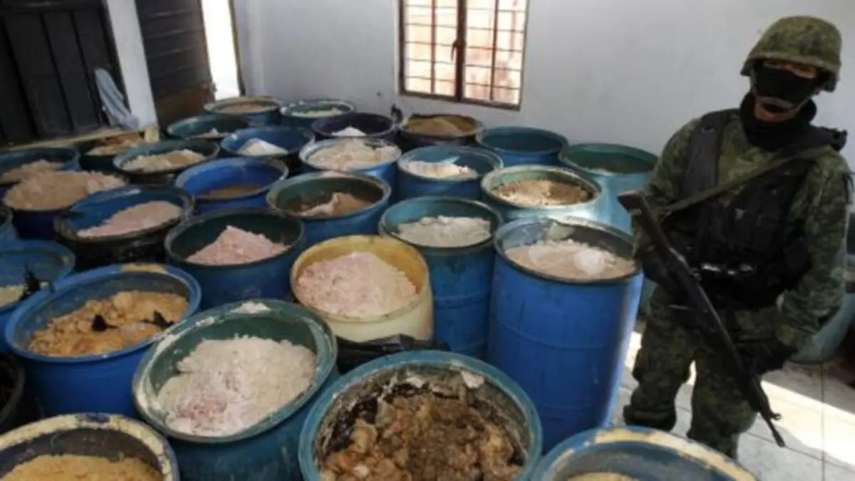 Autoridades incautan 4,8 toneladas de metanfetamina en el estado mexicano de Sinaloa