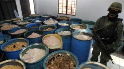 Autoridades incautan 4,8 toneladas de metanfetamina en el estado mexicano de Sinaloa