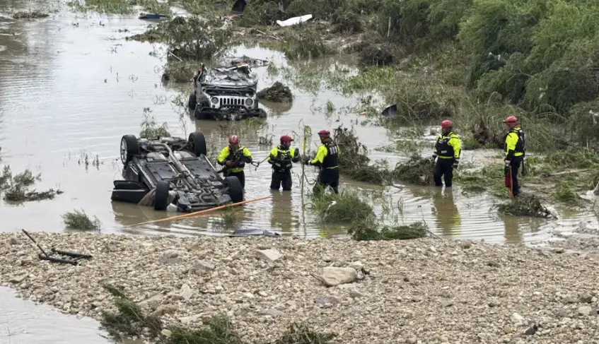 Texas sigue bajo emergencia: regresan las lluvias y aumentan los rescates y los desaparecidos por inundaciones