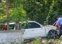 Accidente en la avenida República de Argentina