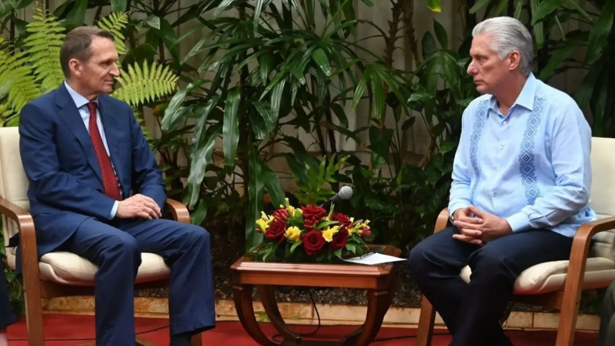 Díaz-Canel recibe en Cuba al jefe del Servicio de Inteligencia Exterior de Rusia