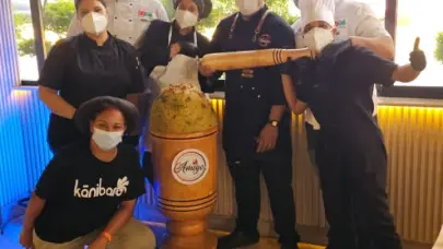 Chefs hacen pruebas para lograr el Récord Guinness con el mofongo más grande del mundo