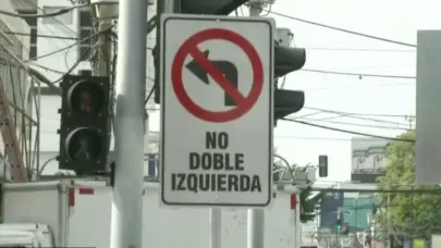 Conductores enfrentan dificultades por nueva prohibición de giros a la izquierda en la Lope de Vega