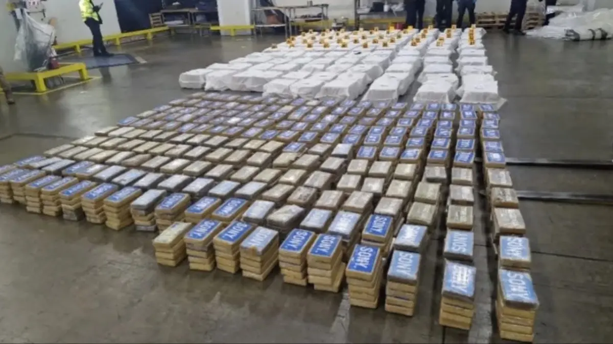 Incautan en Costa Rica 810 kilos de cocaína en un contenedor con destino al Reino Unido