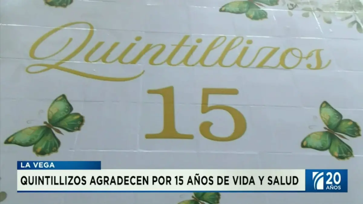 Entre alegría y gratitud, quintillizos celebran 15 años de vida, cuyo nacimiento fue presentado en Noticias SIN