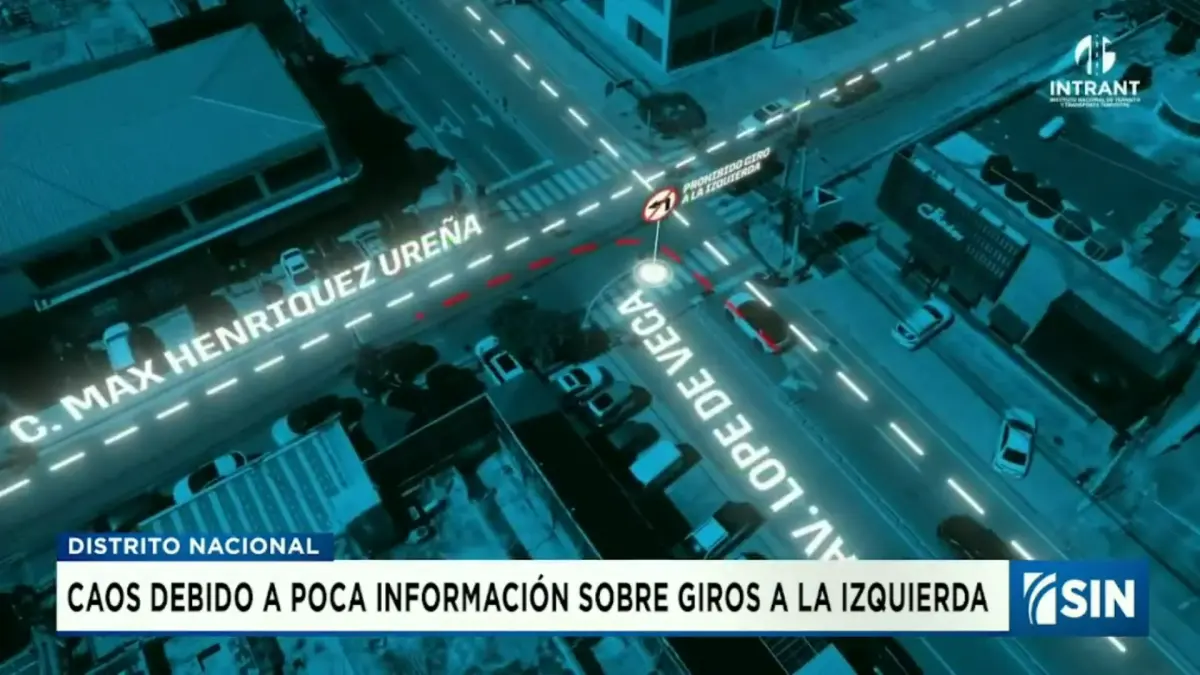 Rutas alternas tras restricción de giros a la izquierda en Av. Lope de Vega como parte del plan “RD Se Mueve”