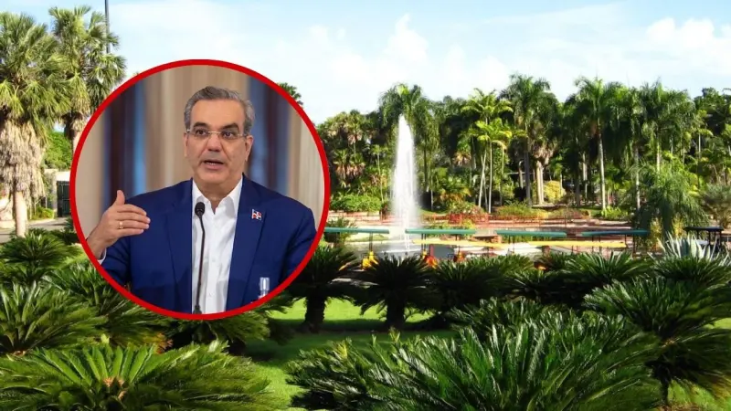 Abinader sobre el Jardín Botánico: no se va a tocar y se ampliará 20,000 metros cuadrados