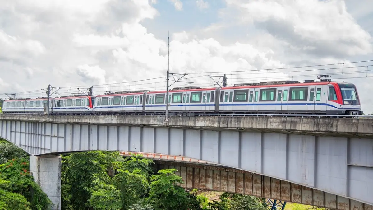 La OPRET realiza pruebas con seis vagones en Villa Mella