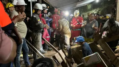 Rescatan con vida a los 18 mineros que habían quedado atrapados en una mina en Colombia