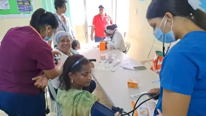 Realizan jornada de salud en el barrio Puerto Rico de Arroyo Hondo beneficiando más de 450 personas