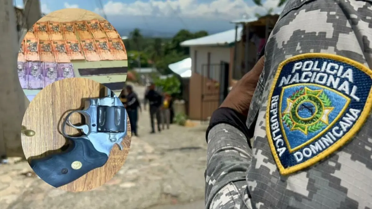 PN apresa por separado a dos personas en posesión de arma de fuego y drogas en Pedernales