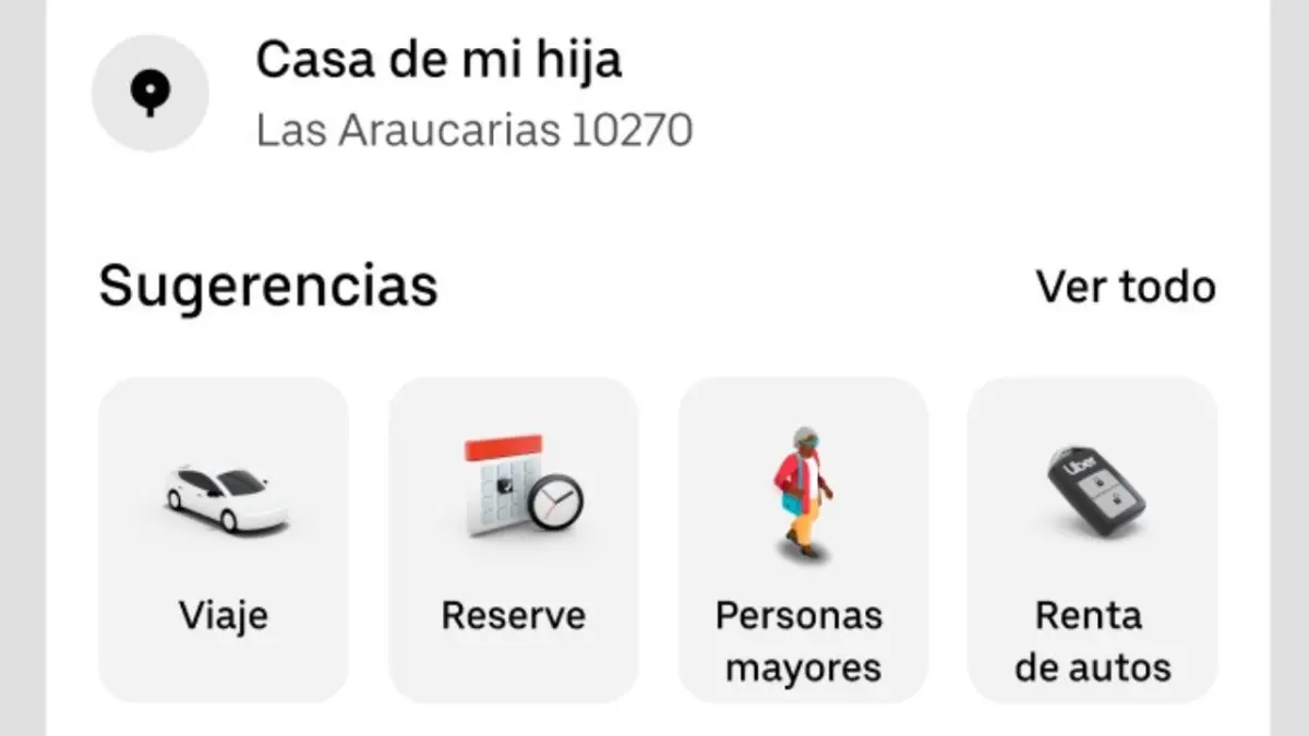 Uber anuncia nueva opción en la aplicación pensada en adultos mayores