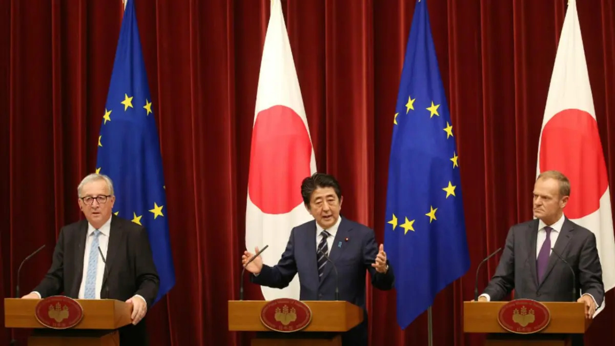 Unión Europea y Japón pondrán en marcha una alianza de competitividad en cumbre del 23 de julio