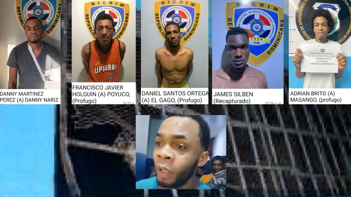 Varios presos preventivos se fugan nuevamente del cuartel policial de Moca