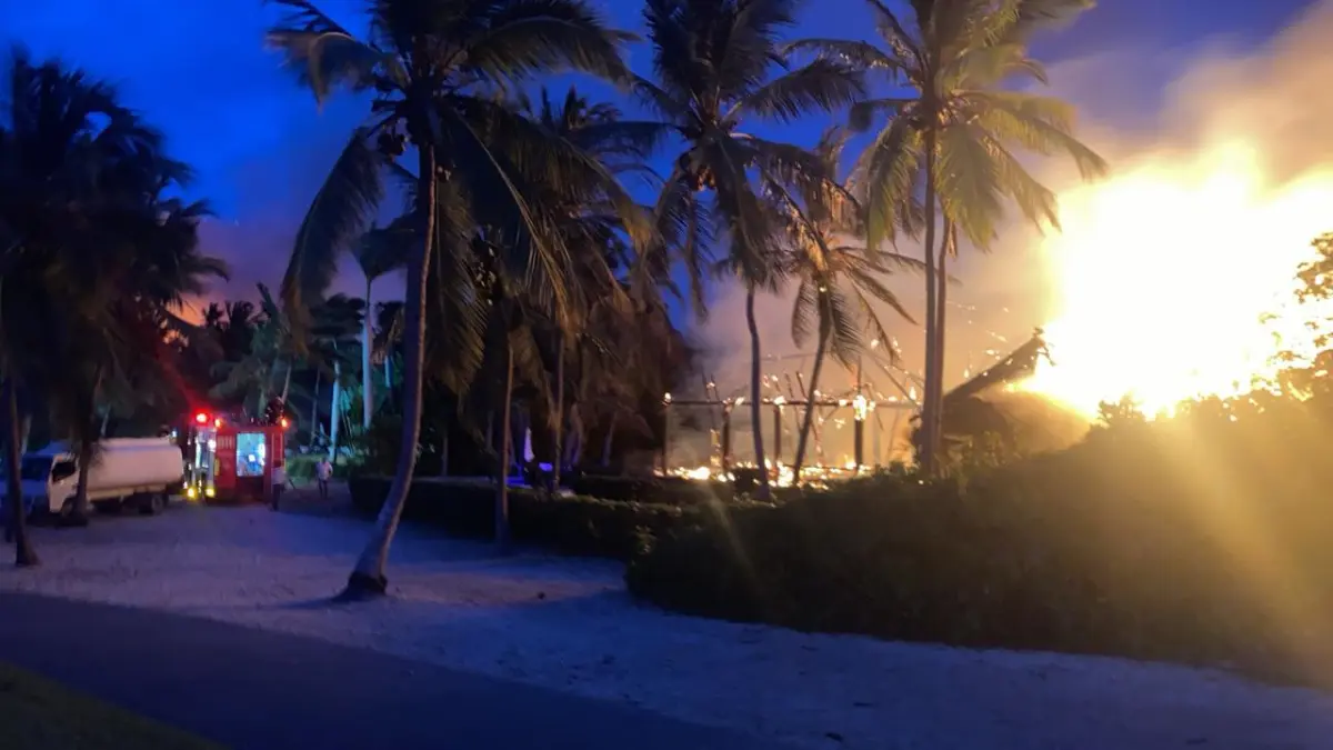 Nueve villas destruidas y seis afectadas en un entorno de 23, por incendio en Edén Rock, Cap Cana