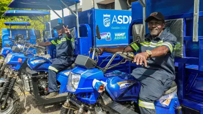 ASDN integra 20 moto-basuras a recogida de desechos sólidos