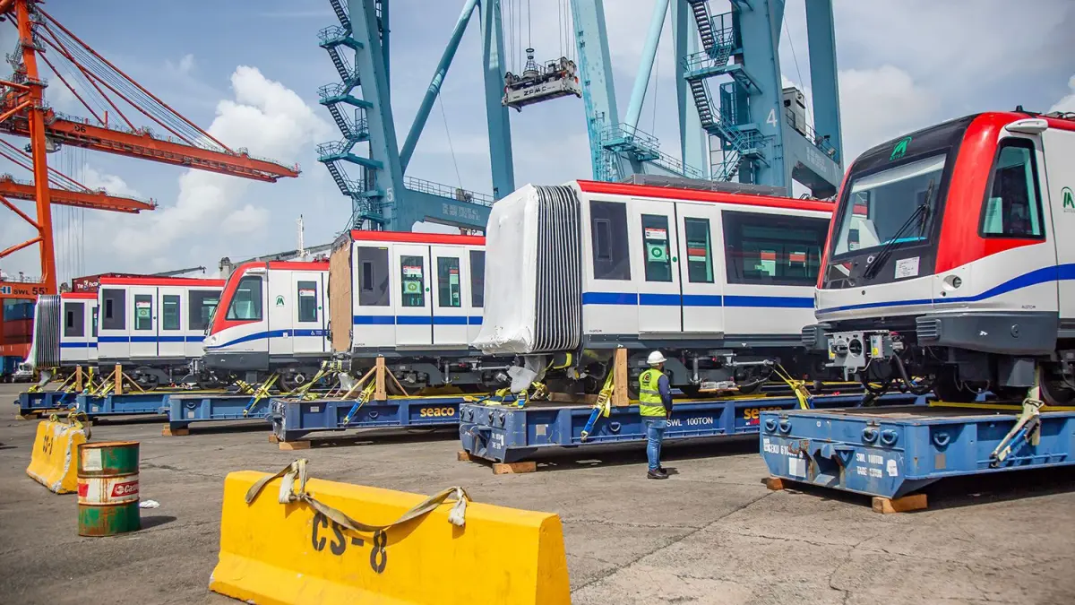 OPRET incluye nuevos trenes de seis vagones en las líneas 1 y 2 del Metro de Santo Domingo
