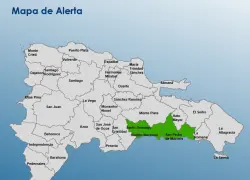 COE emite alerta verde por vaguada que afectará a dos provincias y el Distrito Nacional