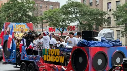 Carroza I Love Dembow se destaca en la Gran Parada Dominicana del Bronx
