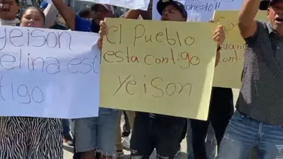 Conocen medida de coerción a Yeison Rojas, implicado en operación Jaguar; comunitarios protestan por su libertad